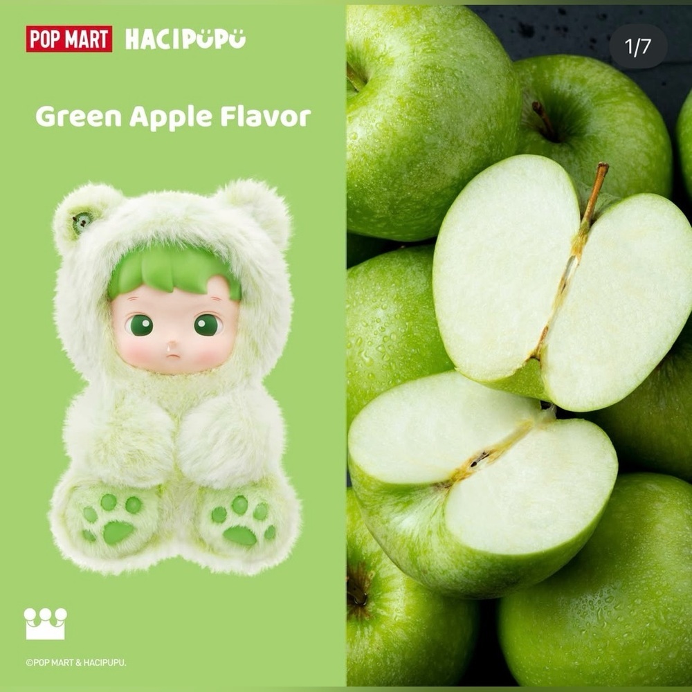 Green Apple - Hacipupu Gummy Bear Series - Plush Pendant